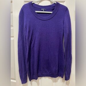 Gap Maternity Purple Round Neck Sweater